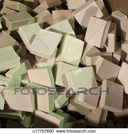 Stock Image - Heap of soap bars. Fotosearch