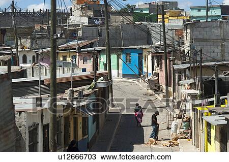 Houses in a slum area, Colonia Landivar, Guatemala City, Guatemala View Large Photo Image Stock Image - Houses in a slum area, Colonia Landivar, Guatemala City, Guatemala. Fotosearch