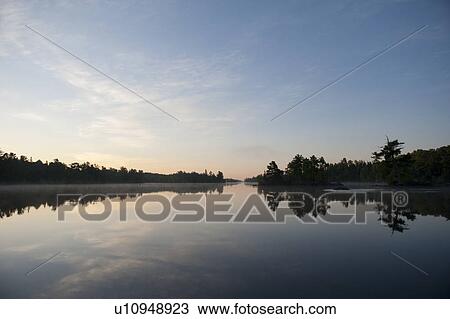 Reflection of trees in water, Lake of the Woods, Ontario, Canada View Large Photo Image Stock Image - Reflection of trees in water, Lake of the Woods, Ontario, Canada. Fotosearch