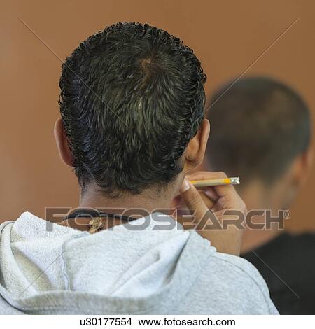 Picture - Students in a classroom, San Jose Pinula, Guatemala City, Guatemala. Fotosearch