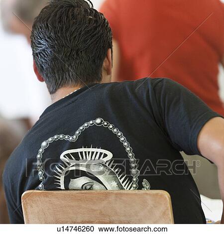 Stock Image - Students in a classroom, San Jose Pinula, Guatemala City, Guatemala. Fotosearch
