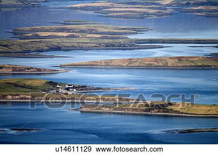 Aerial view of houses in rural marsh View Large Photo Image Stock Photo - Aerial view of houses in rural marsh. Fotosearch
