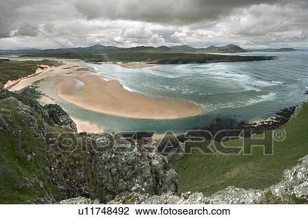 Aerial view of sandbar on beach View Large Photo Image Stock Image - Aerial view of sandbar on beach. Fotosearch