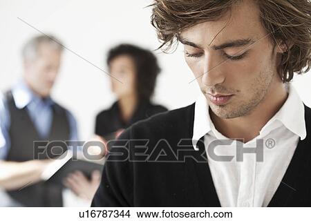 Close up of businessmans face View Large Photo Image Picture - Close up of businessmans face. Fotosearch