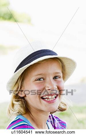 Close up of girls smiling face View Large Photo Image Stock Image - Close up of girls smiling face. Fotosearch