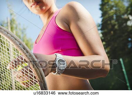 Close up of tennis players watch View Large Photo Image Stock Photograph - Close up of tennis players watch. Fotosearch