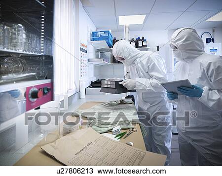 Forensic scientists working in lab View Large Photo Image Stock Image - Forensic scientists working in lab. Fotosearch