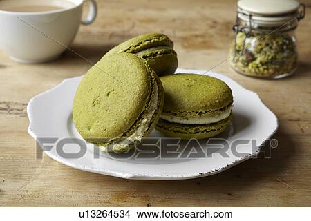 Plate of macaroons View Large Photo Image Picture - Plate of macaroons. Fotosearch