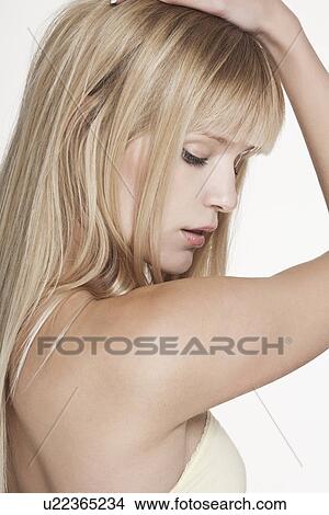 Profile view of womans face View Large Photo Image Picture - Profile view of womans face. Fotosearch