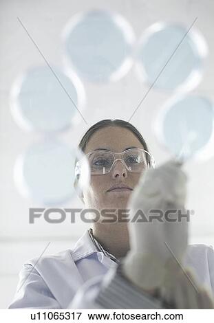 Scientist working in lab View Large Photo Image Stock Photo - Scientist working in lab. Fotosearch