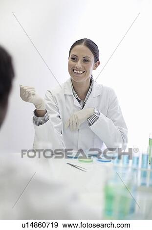 Scientist working in lab View Large Photo Image Stock Photo - Scientist working in lab. Fotosearch