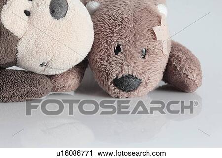 Stuffed animal with bandage on head View Large Photo Image Stock Image - Stuffed animal with bandage on head. Fotosearch