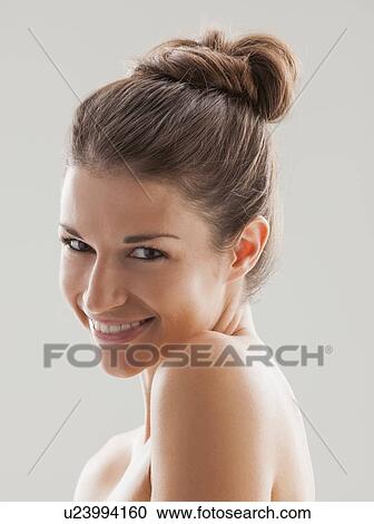 Beautiful woman smiling View Large Photo Image Stock Image - Beautiful woman smiling. Fotosearch