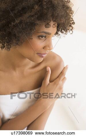 Beauty portrait of woman, studio shot View Large Photo Image Stock Photo - Beauty portrait of woman, studio shot. Fotosearch