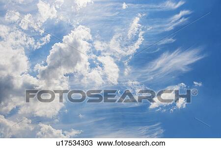 Stock Image - Blue sky. Fotosearch