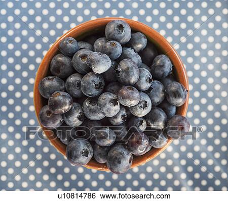 Stock Photograph - Blueberries in bowl. Fotosearch