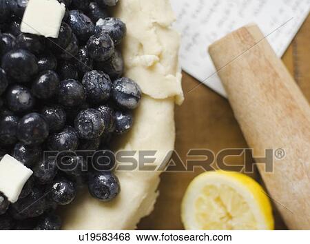 Blueberry pie View Large Photo Image Stock Photo - Blueberry pie. Fotosearch