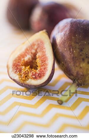 Close-up of fig fruit View Large Photo Image Stock Photo - Close-up of fig fruit. Fotosearch