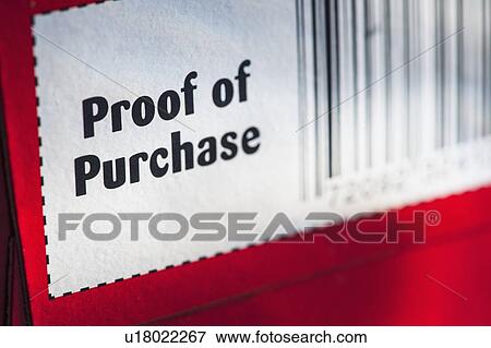 Close up of proof of purchase with bar code, studio shot View Large Photo Image Stock Photo - Close up of proof of purchase with bar code, studio shot. Fotosearch