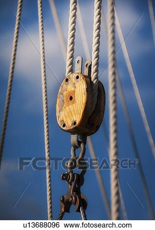 Close-up view of ropes on yacht deck View Large Photo Image Stock Photograph - Close-up view of ropes on yacht deck. Fotosearch