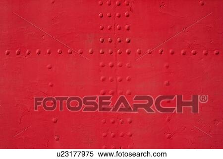 Stock Photography - Detail of red tugboat. Fotosearch