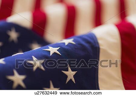 Detail of US flag, studio shot View Large Photo Image Stock Photo - Detail of US flag, studio shot. Fotosearch