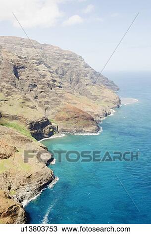 Elevated view of coast View Large Photo Image Stock Image - Elevated view of coast. Fotosearch