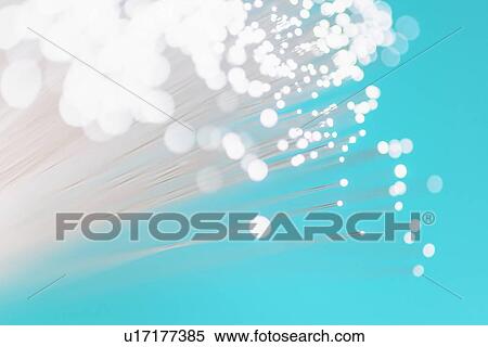 Stock Photography - Fiber optic glowing, studio shot. Fotosearch