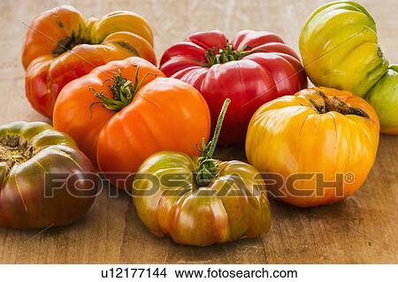 Heirloom tomatoes View Large Photo Image Picture - Heirloom tomatoes. Fotosearch