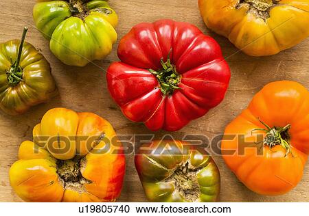 Heirloom tomatoes View Large Photo Image Stock Image - Heirloom tomatoes. Fotosearch