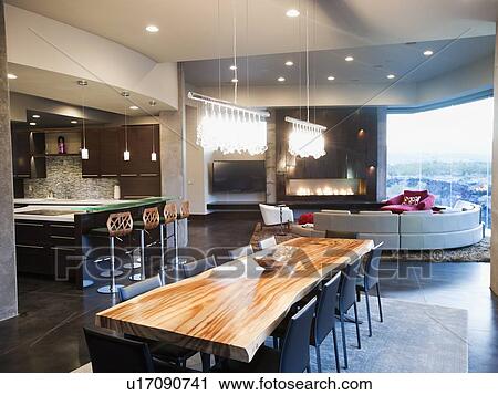 Modern living room interior View Large Photo Image Stock Image - Modern living room interior. Fotosearch