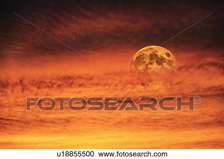 Moon and clouds View Large Photo Image Stock Image - Moon and clouds. Fotosearch