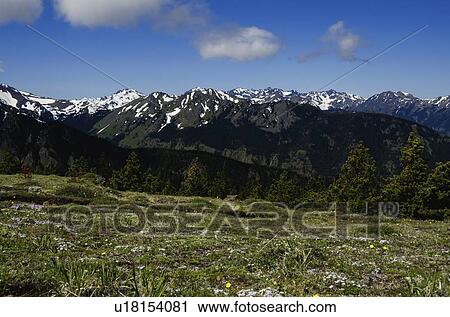 Stock Image - Mountain view. Fotosearch