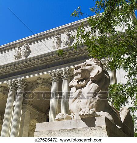 Stock Image - New York Public Library. Fotosearch