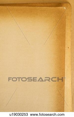 Stock Image - Old brown paper, studio shot. Fotosearch