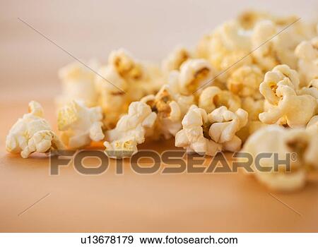 Stock Photo - Popcorn Close-Up. Fotosearch