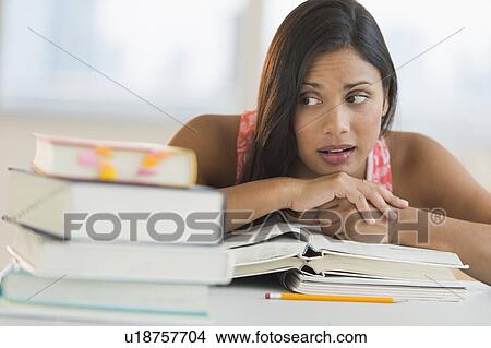 Portrait of female student View Large Photo Image Picture - Portrait of female student. Fotosearch