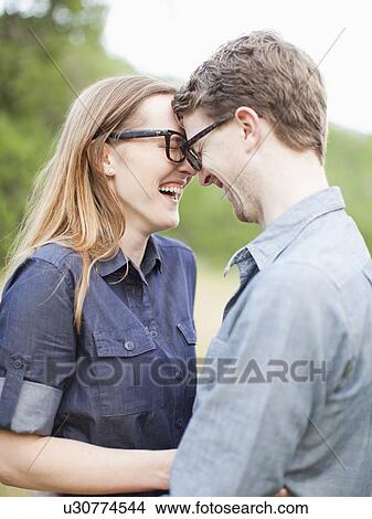 Picture - Portrait of young couple. Fotosearch