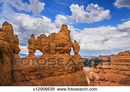 Rock formation against sky View Large Photo Image Stock Photo - Rock formation against sky. Fotosearch