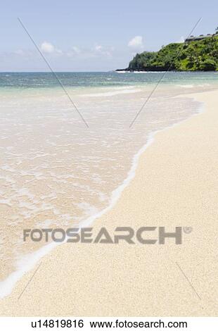 Stock Photograph - Sandy beach. Fotosearch