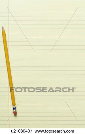 Single yellow sharpened pencil on yellow legal pad View Large Photo Image Stock Photo - Single yellow sharpened pencil on yellow legal pad. Fotosearch