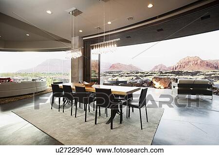 Spacious interior of modern living room View Large Photo Image Stock Image - Spacious interior of modern living room . Fotosearch
