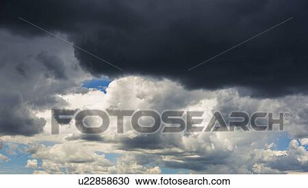 Stock Image - Storm cloud. Fotosearch