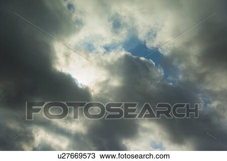 Stock Image - Stormy sky. Fotosearch