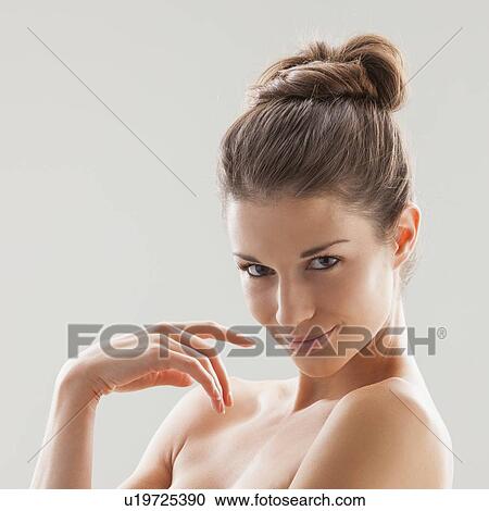 Studio shot of beautiful woman View Large Photo Image Stock Image - Studio shot of beautiful woman. Fotosearch