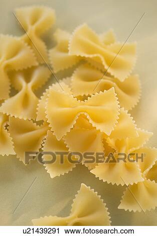 Studio Shot of bow tie pasta View Large Photo Image Stock Image - Studio Shot of bow tie pasta. Fotosearch