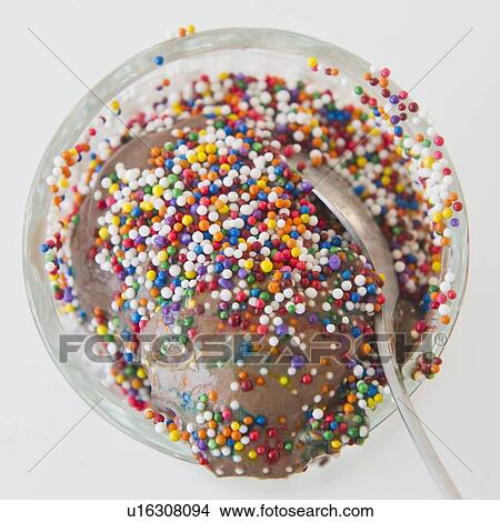 Picture - Studio shot of ice cream. Fotosearch