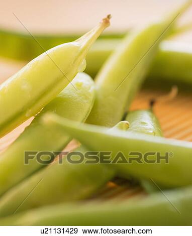 Studio Shot of Sugar Snap Peas View Large Photo Image Stock Photo - Studio Shot of Sugar Snap Peas. Fotosearch