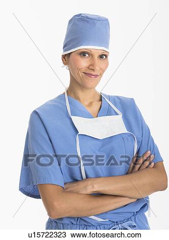 Studio shot of surgeon View Large Photo Image Stock Image - Studio shot of surgeon. Fotosearch