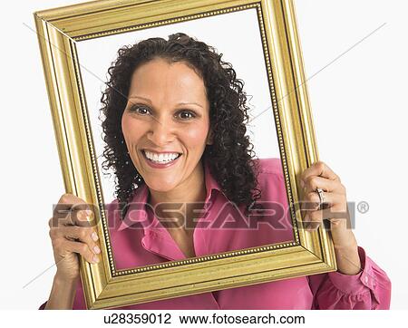 Studio shot of woman View Large Photo Image Stock Image - Studio shot of woman. Fotosearch
